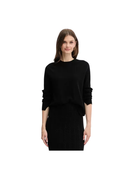 Twinset sweter wełniany lekki czarny