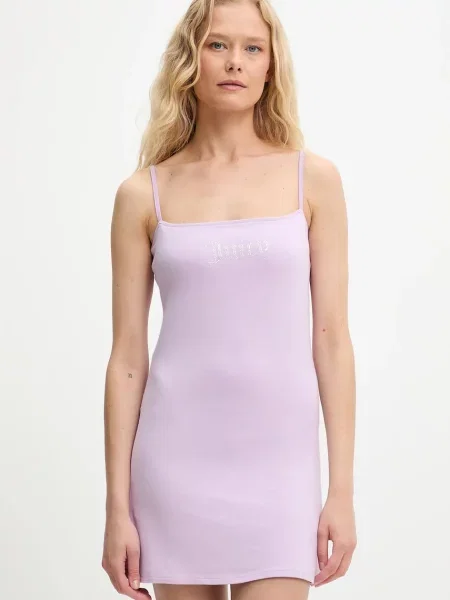 Juicy Couture Haljina HAYLEY MINI DRESS ljubičasta