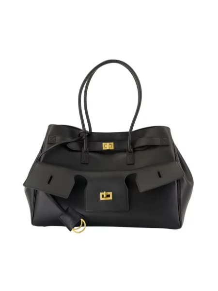 Shopperka Balenciaga skórzana czarna