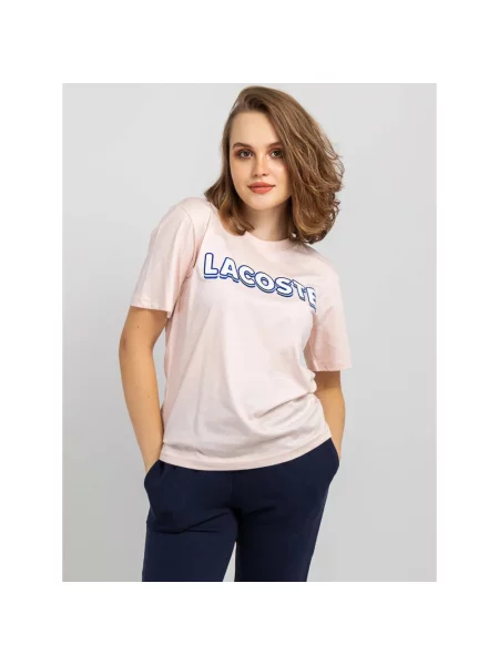 Koszulka Lacoste różowa