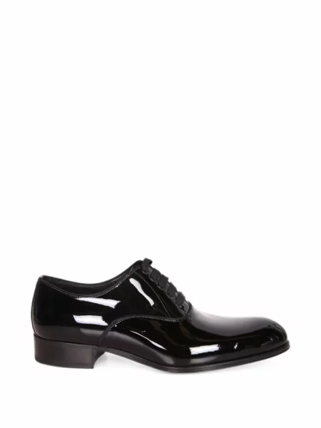 Pantofi Tom Ford cu șireturi din piele negru