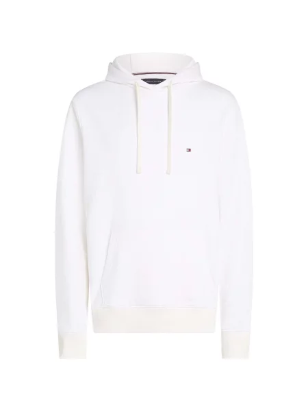 Froté mikina s kapucňou Tommy Hilfiger s kapucňou biela