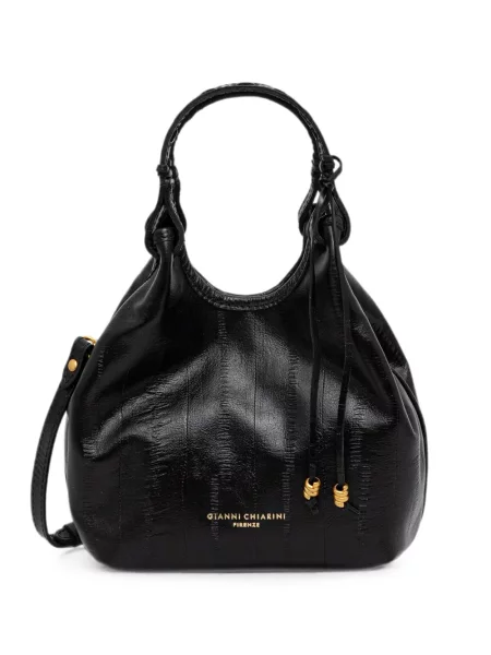 Geantă shopper Gianni Chiarini din piele negru