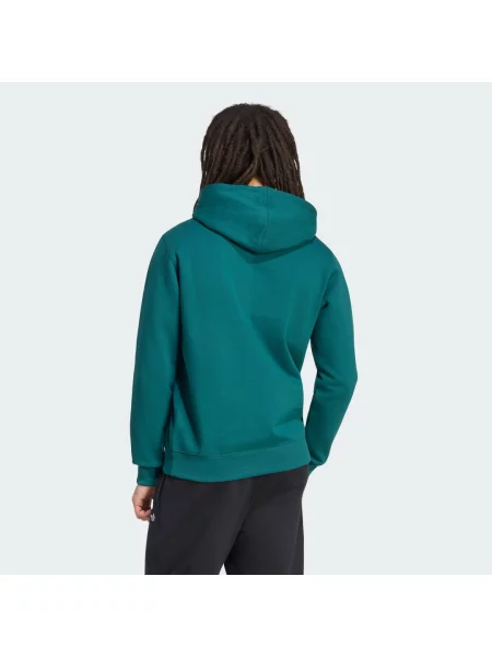 MIKINA S KAPUCÍ ESSENTIALS TREFOIL modrá