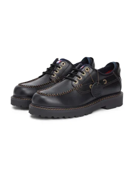 Tommy Jeans Pantofi cu șireturi ARCHIVE negru