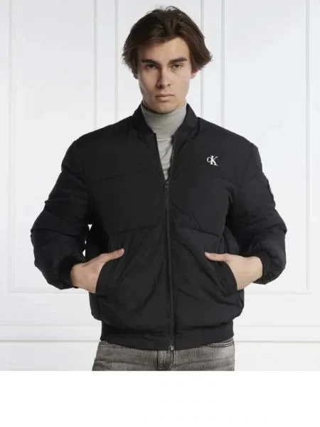 CALVIN KLEIN JEANS Bomber dzseki fekete