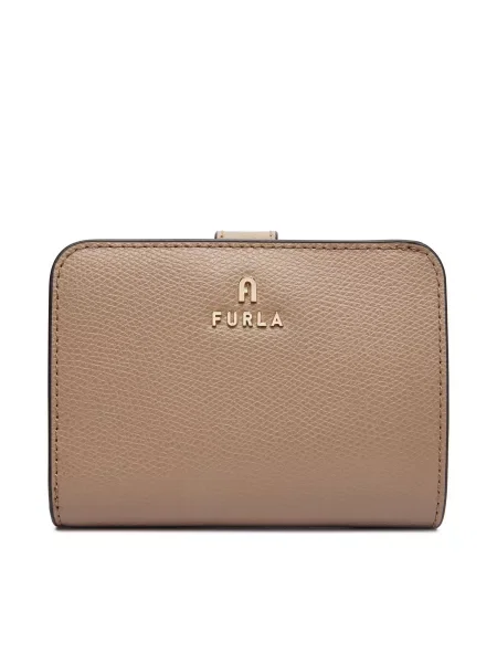 FURLA Piniginė CAMELIA rausvai pilka