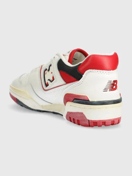 Kožené sneakers boty New Balance bílá