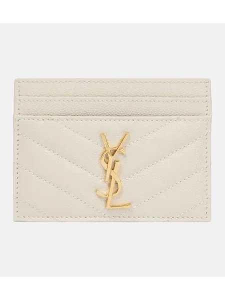 Portofel Saint Laurent din piele alb