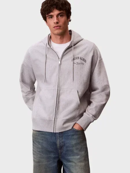 Худі Calvin Klein Jeans сіре