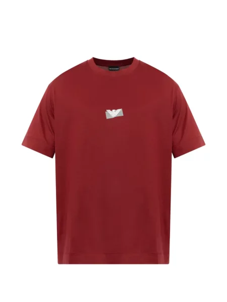 Tricou Emporio Armani cu imagine roșu