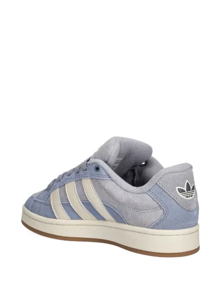 Ριγέ μισό φερμουάρ sneakers Adidas EQT σουέντ μαύρο