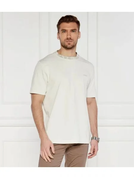 BOSS ORANGE Tricou | Relaxed fit bej