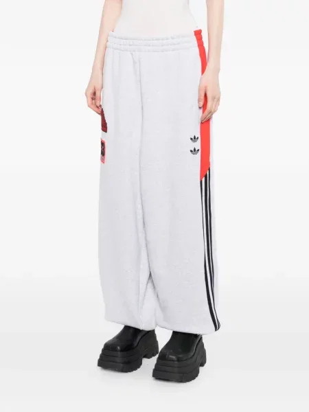 Tricou Adidas alergare din material terry cu imprimeu geometric alb
