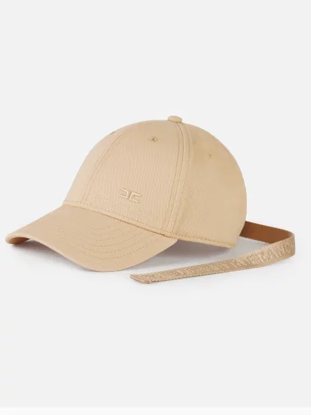 Кепка Elisabetta Franchi бежевая