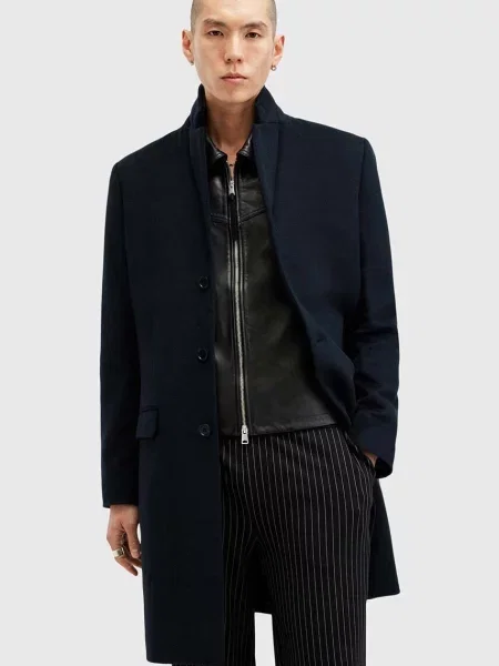 AllSaints Kabát s příměsí vlny HAL COAT
