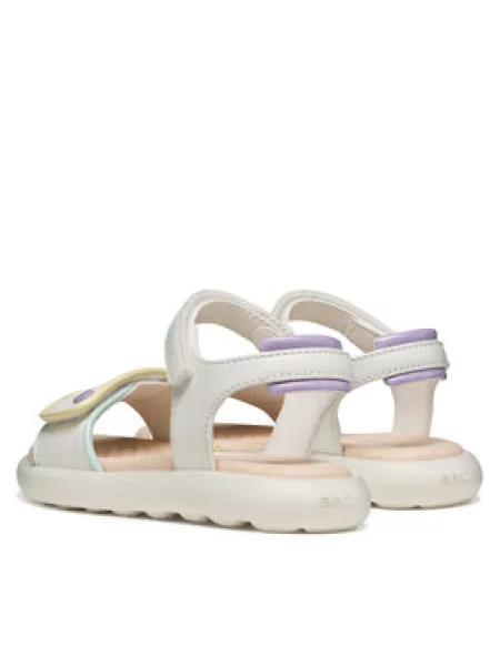 Otroški sandali Geox SANDAL PUFFYPOP bela