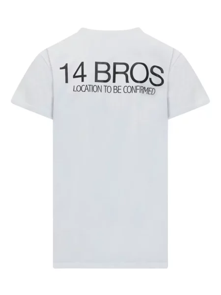 Tricou 14bros cu imagine alb