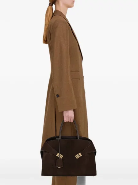 Geantă Ferragamo maro