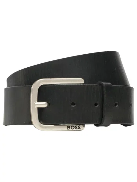 BOSS BLACK De piele curea Janni negru