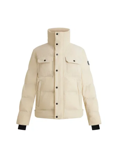 Aksamitna kurtka narciarska Fusalp beżowa