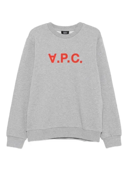 Hanorac crewneck A.p.c. gri