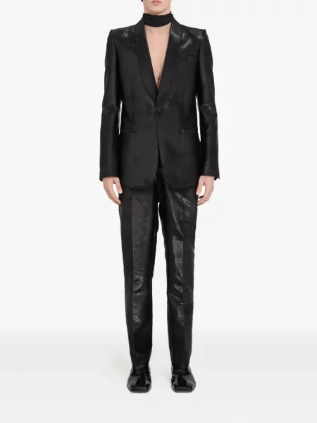 Pantaloni Mm6 Maison Margiela negru