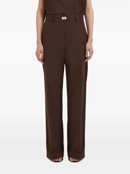 Pantaloni Ferragamo maro