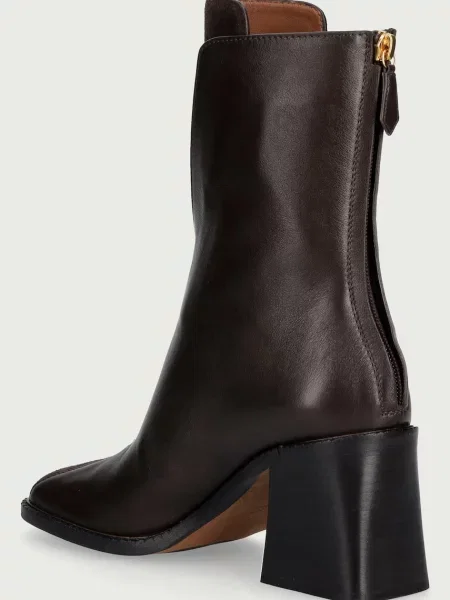 Кожаные ботильоны Pollini