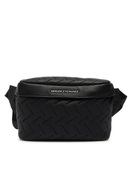 Плоска сумка Armani Exchange чорний