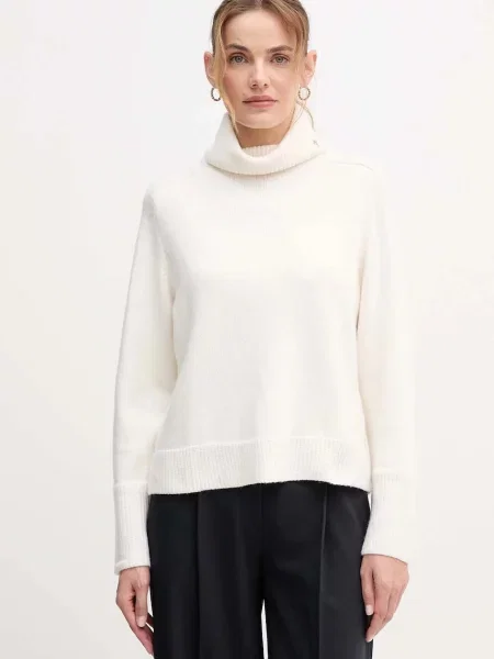 JOOP! Sweter z zawartością kaszmiru Kristin Kobiety Kaszmir jednolity 36 biały