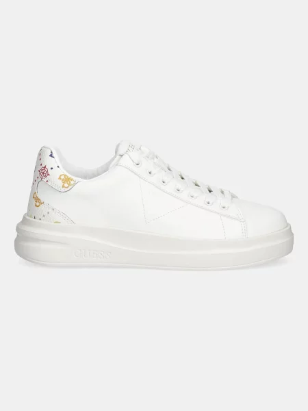 Sneakerși Guess alb