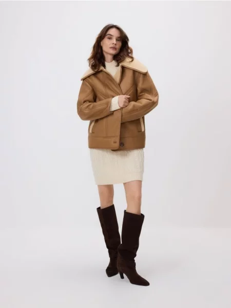 Reserved Дублянка кавовий 