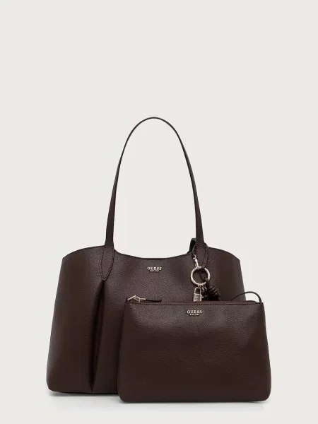 Guess kabelka typu shopper dámska z imitácie kože MELODY hnedá