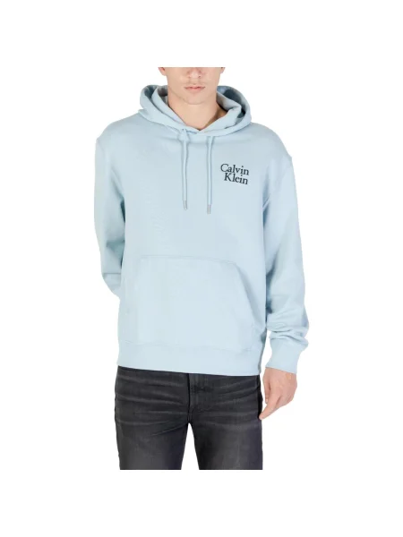 Geacă de blugi Calvin Klein Jeans albastru