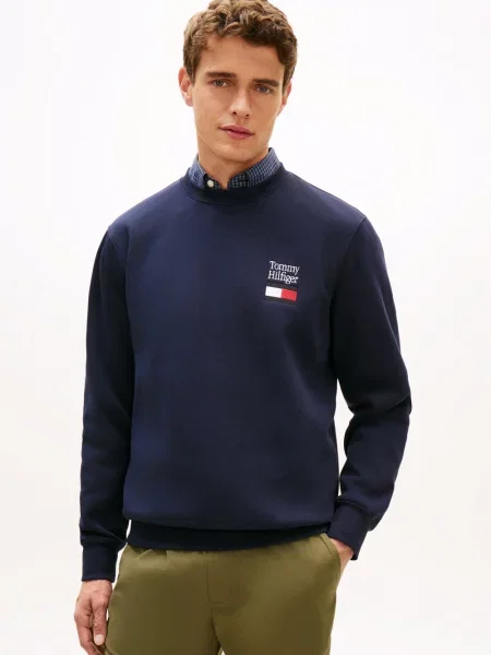 Tommy Hilfiger Bluza blau niebieska