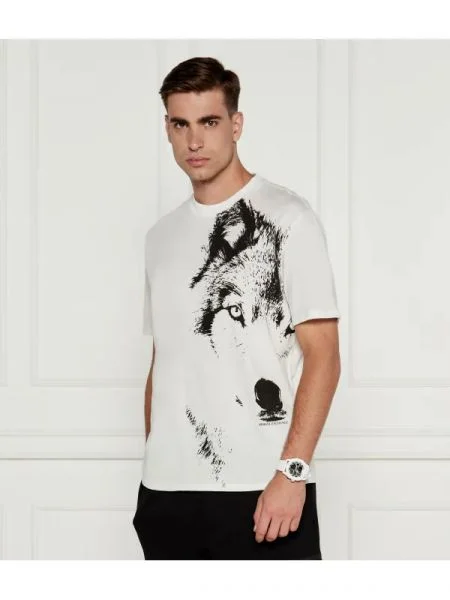 Armani Exchange Tricou alb