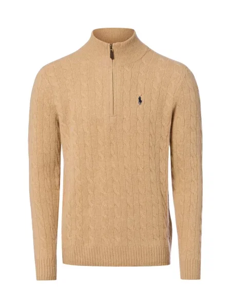 Polo Ralph Lauren sweter wełniany brązowy
