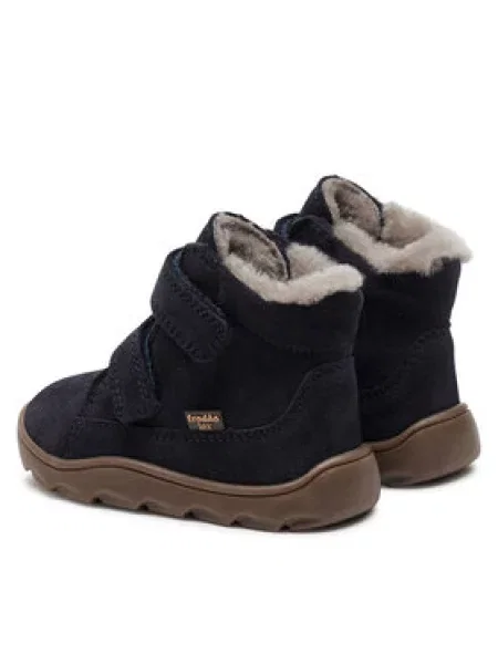 Kozačky Froddo Zeru Tex Furry Barefoot M modrá