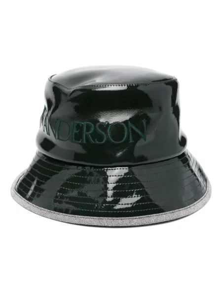 Pălărie Jw Anderson cu broderie verde