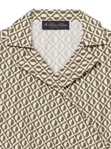 Bluză Brooks Brothers cu imagine plic verde
