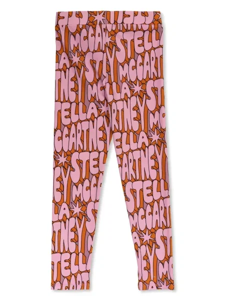 Legginsy dziecięce Stella Mccartney różowe