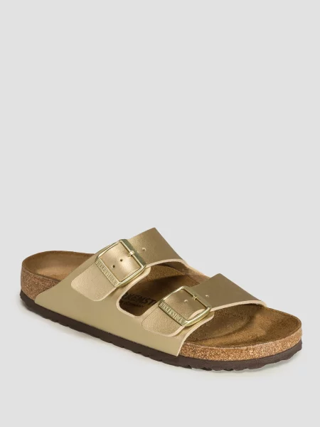 Klapki BIRKENSTOCK Arizona BF Narrow gold żółte