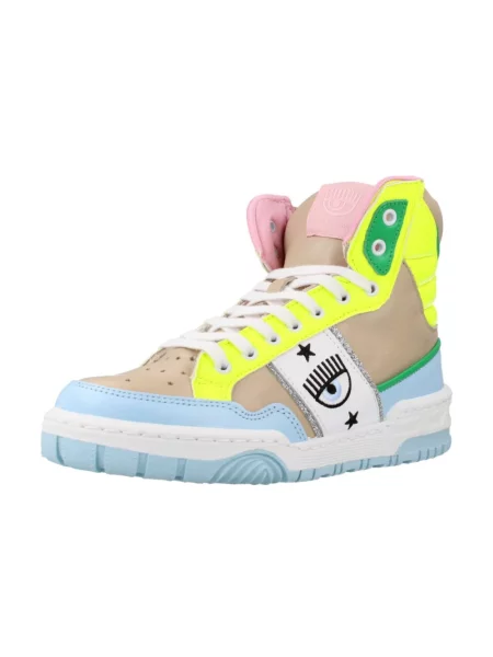 Sneakersy Chiara Ferragni Collection sznurowane beżowe