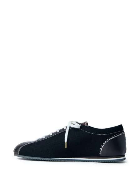 Sneakers Wales Bonner με κορδόνια με δαντέλα μαύρο