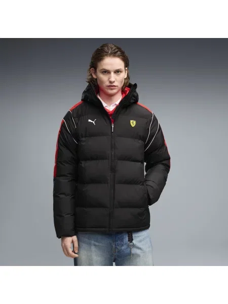 PUMA kurtka puchowa Ferrari ECOLITE Odzież S czarny