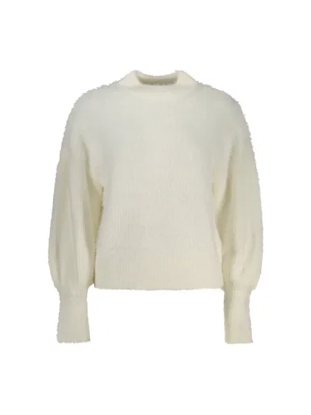 Guess Sweter Keyla Écru biały