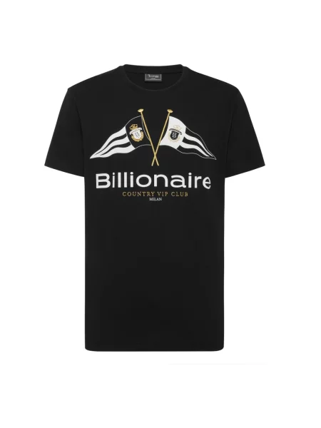 Koszulka Billionaire z okrągłym dekoltem czarna
