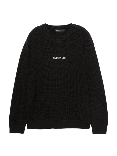 Pull&Bear Svetr černá bílá