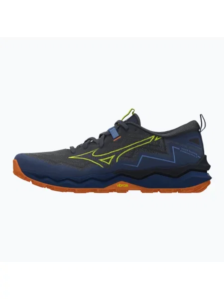 Кросівки для бігу Mizuno Wave Daichi 9 estate blue/lightning yellow сині